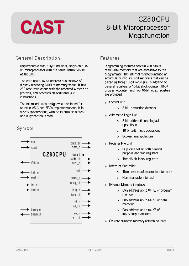 CZ50CPU_978425.PDF Datasheet