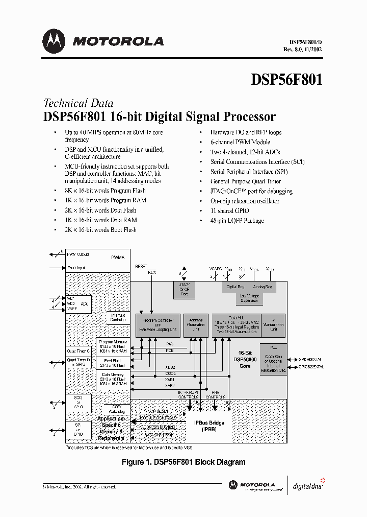 DSP56F801_979389.PDF Datasheet
