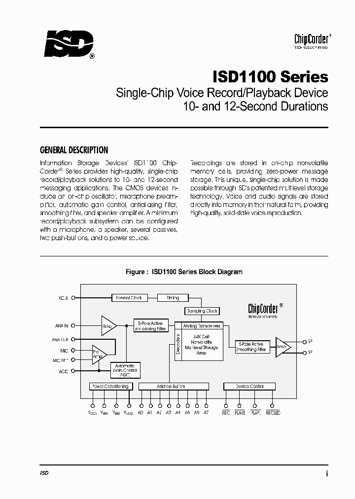 ISD1100_987499.PDF Datasheet