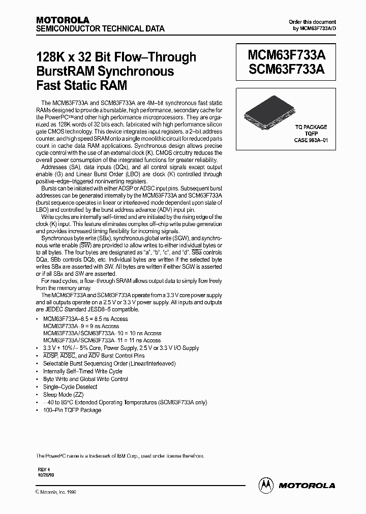 MCM63F733A_991078.PDF Datasheet