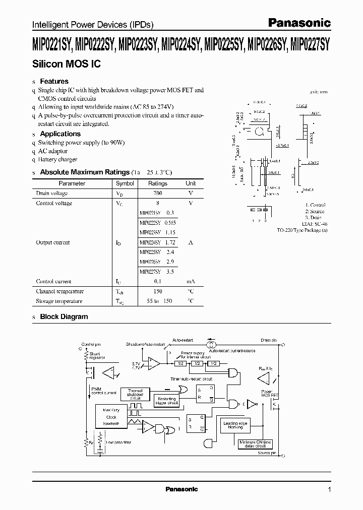 MIP0222SY_991349.PDF Datasheet