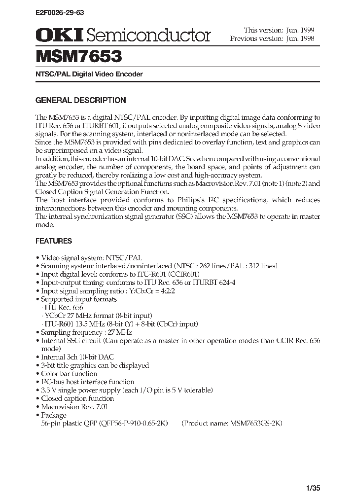 MSM7653_992535.PDF Datasheet
