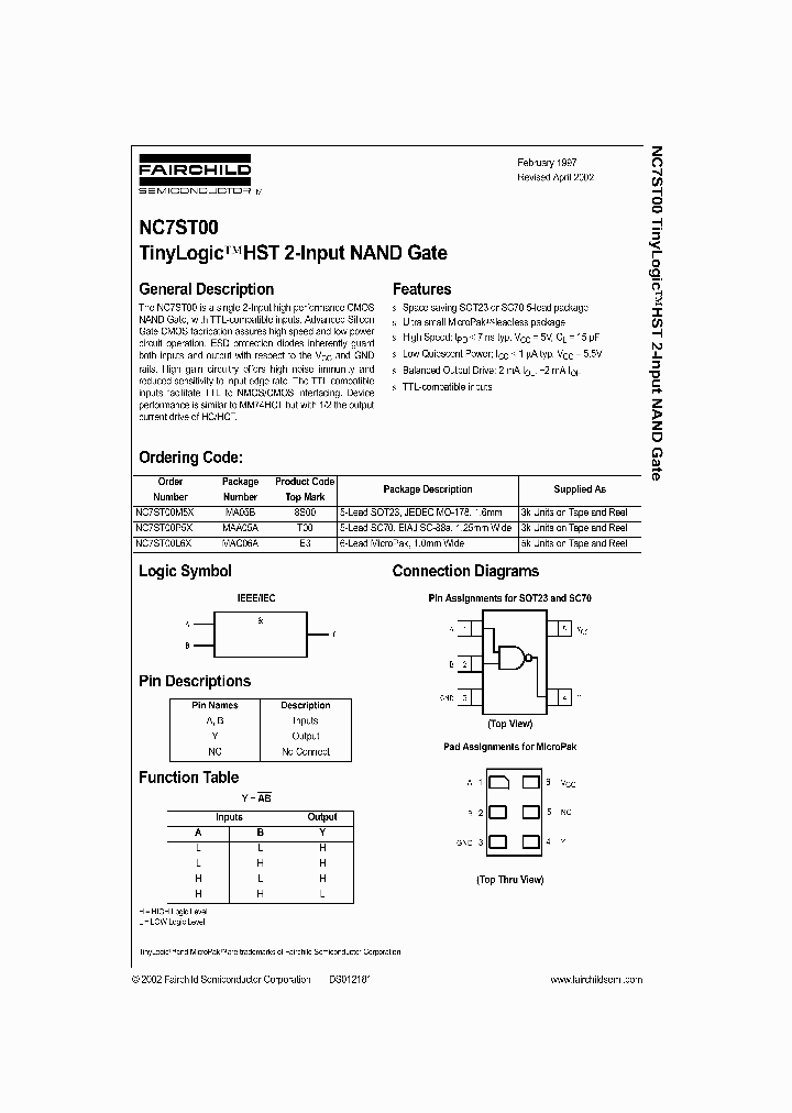 NC7ST00_992789.PDF Datasheet