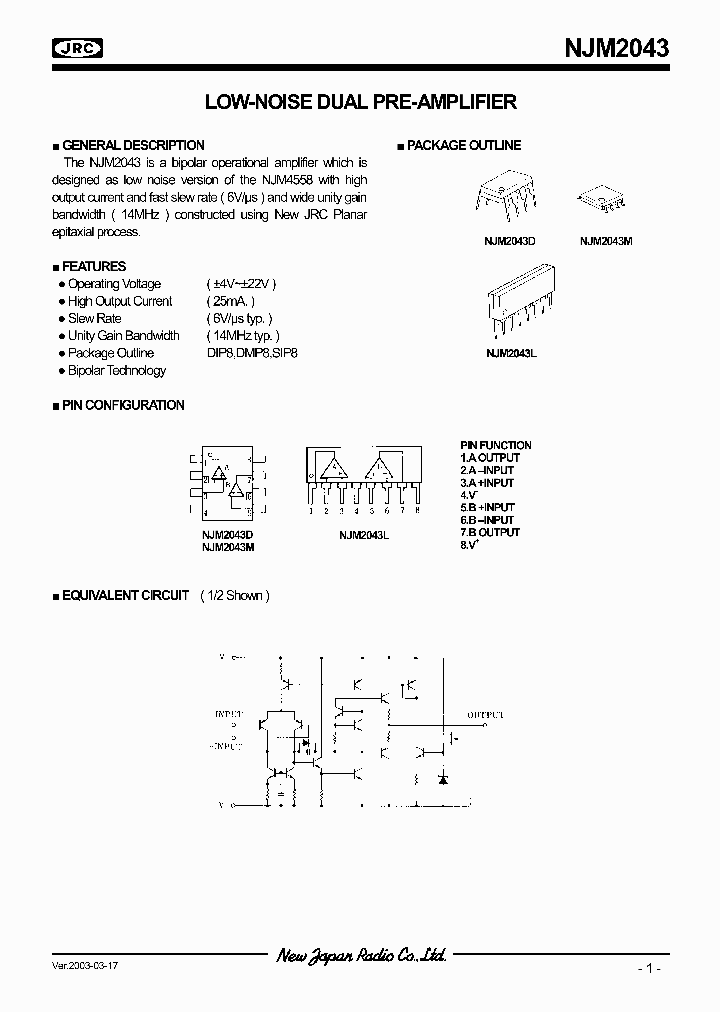 NJM2043_993036.PDF Datasheet