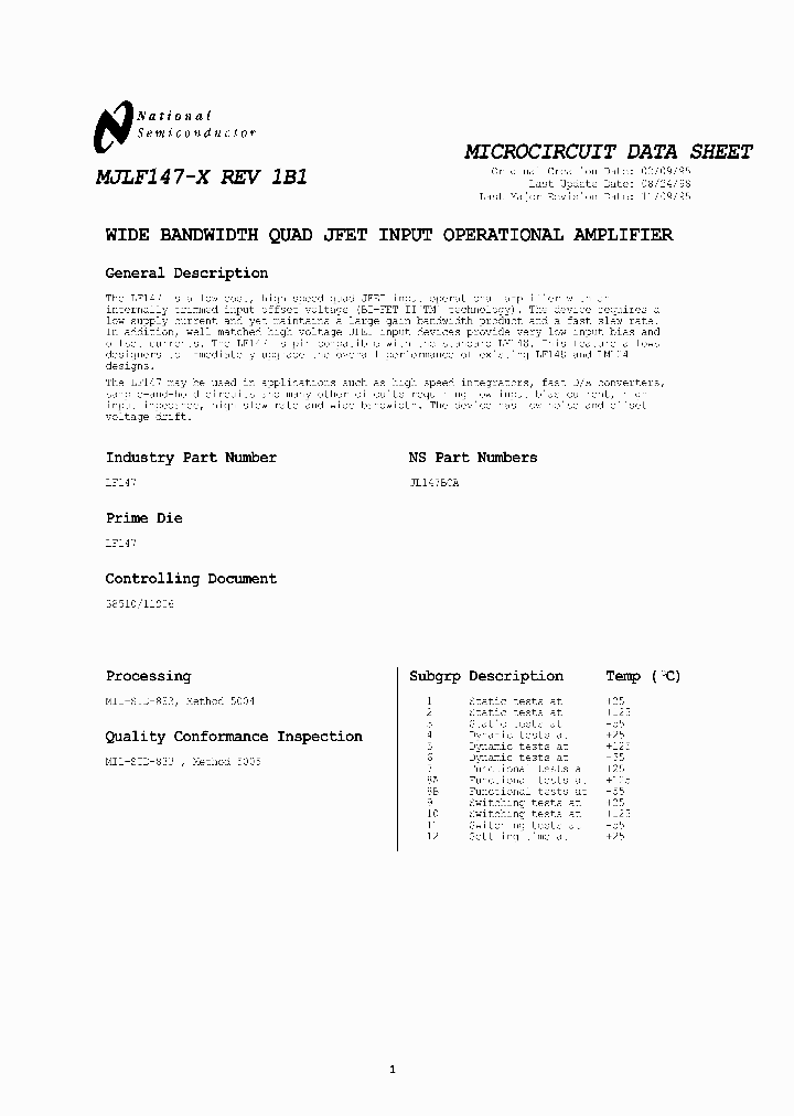 NSC05264_994234.PDF Datasheet