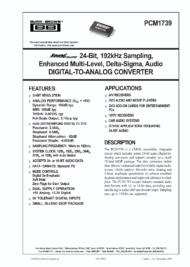 PCM1739_998156.PDF Datasheet