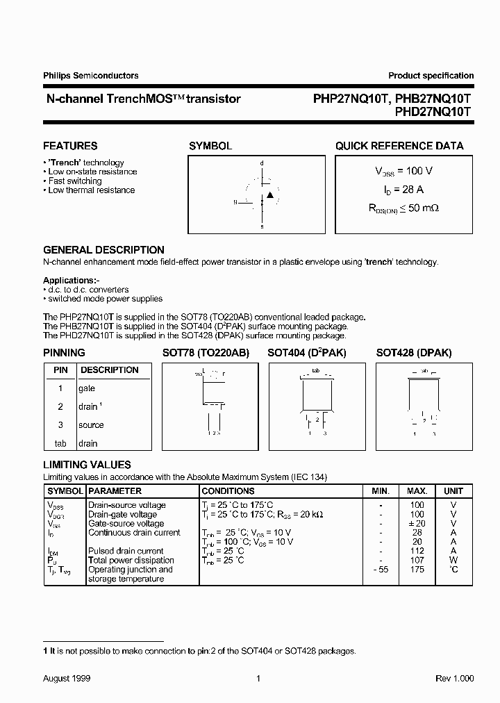 PHBPHDPHP27NQ10T1_998325.PDF Datasheet