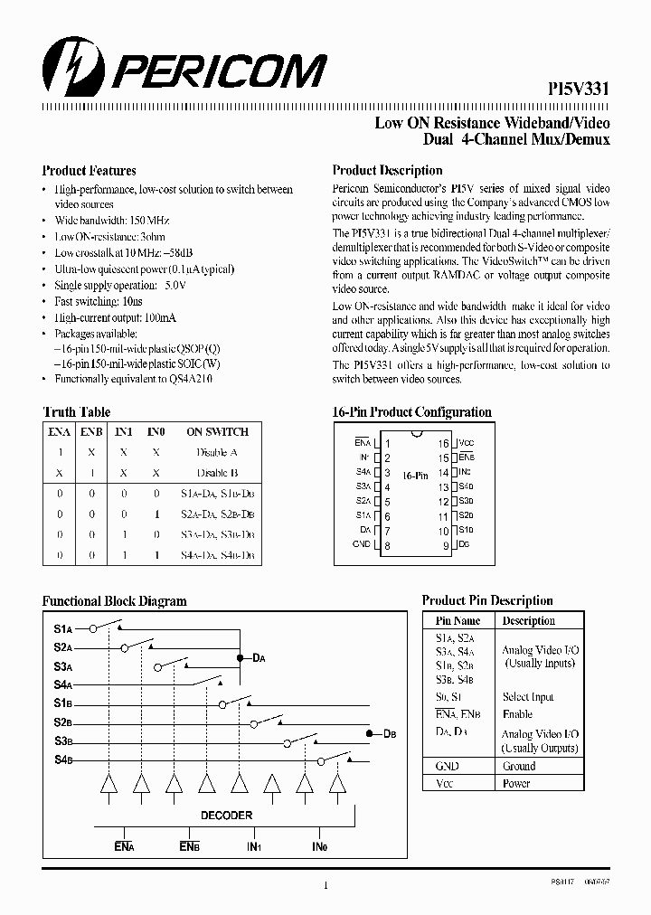 PI5V331Q_998404.PDF Datasheet