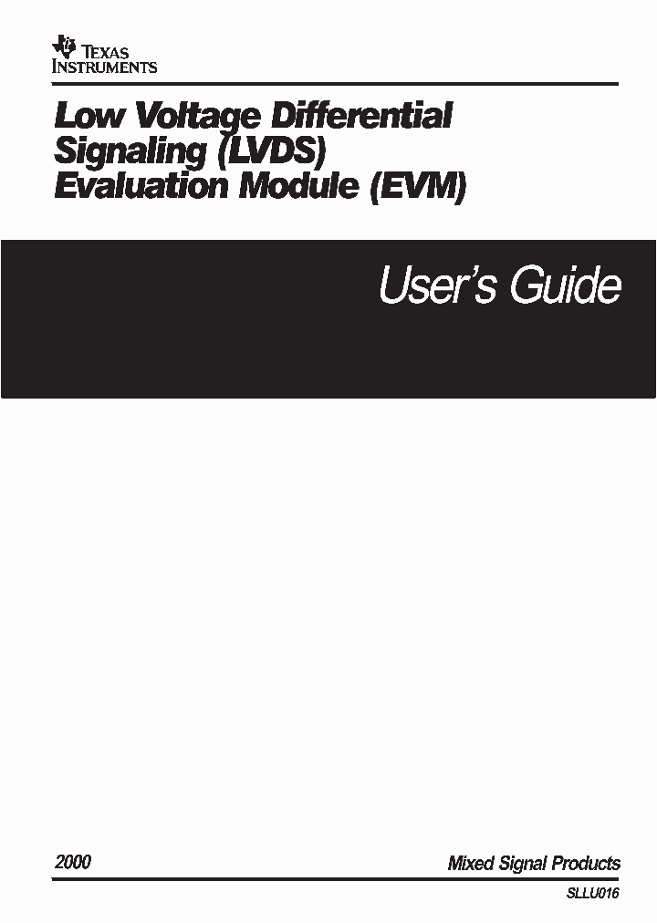 SLLU016_1002902.PDF Datasheet