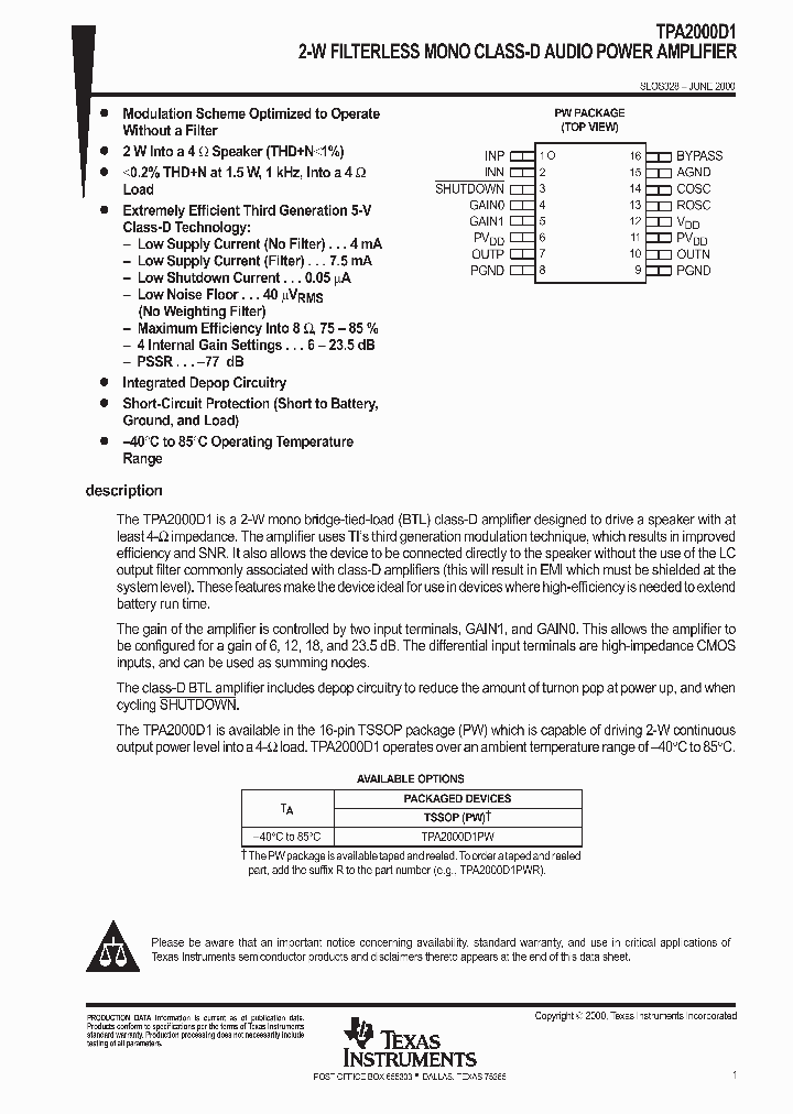 SLOS328_1003083.PDF Datasheet