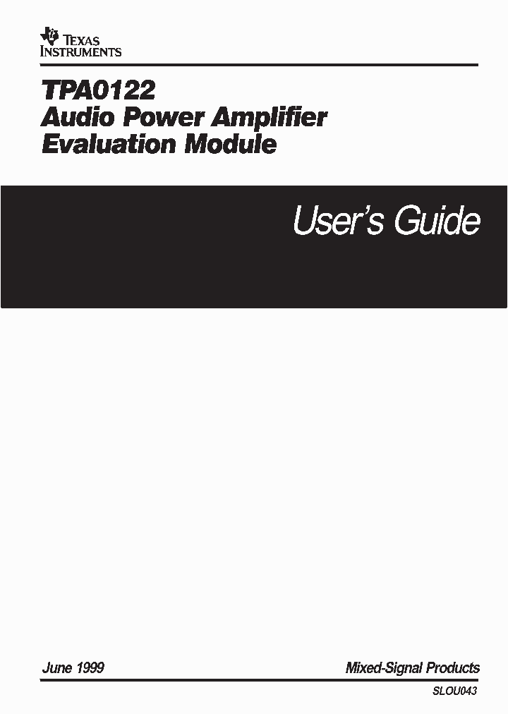 SLOU043_1003106.PDF Datasheet