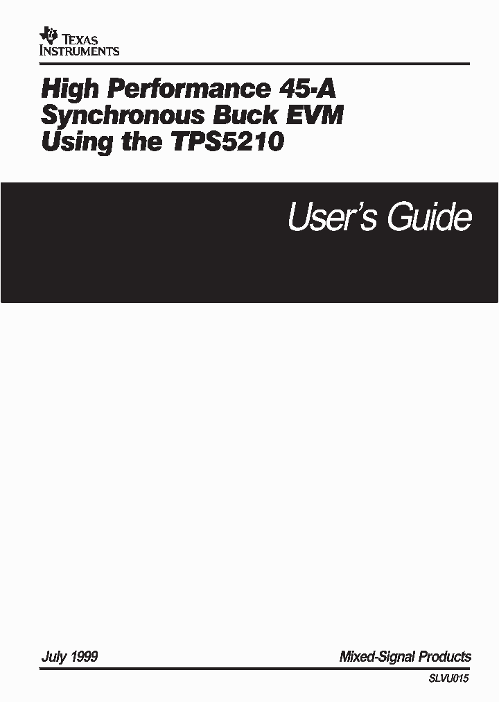 SLVU015_1003716.PDF Datasheet