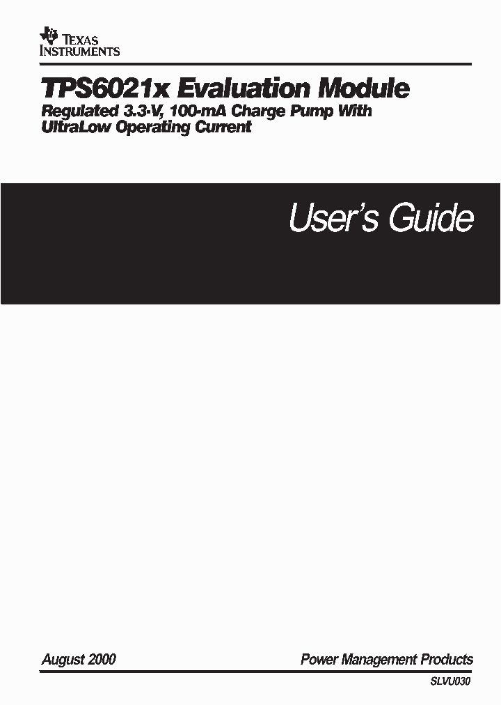SLVU030_1003724.PDF Datasheet