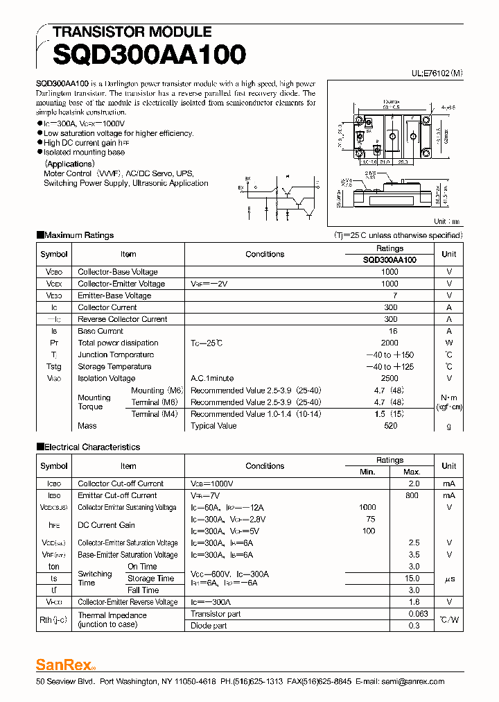 SQD300AA100_1004323.PDF Datasheet