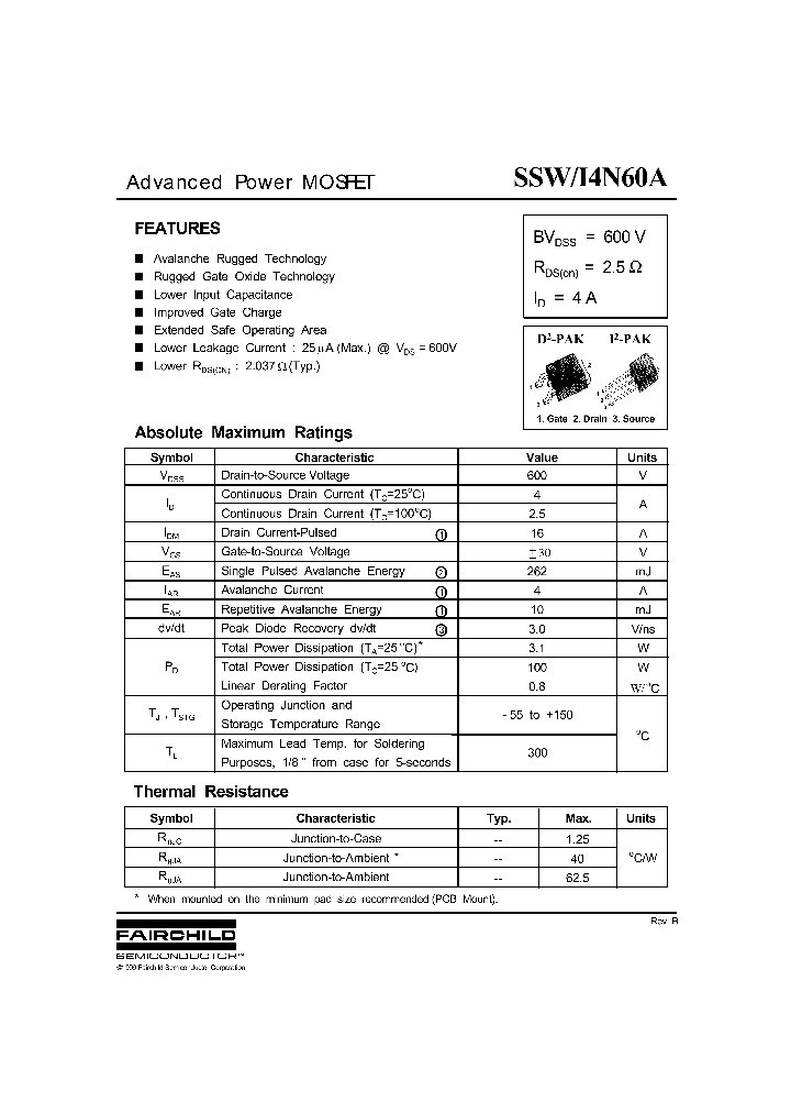 SSWI4N60A_1004413.PDF Datasheet