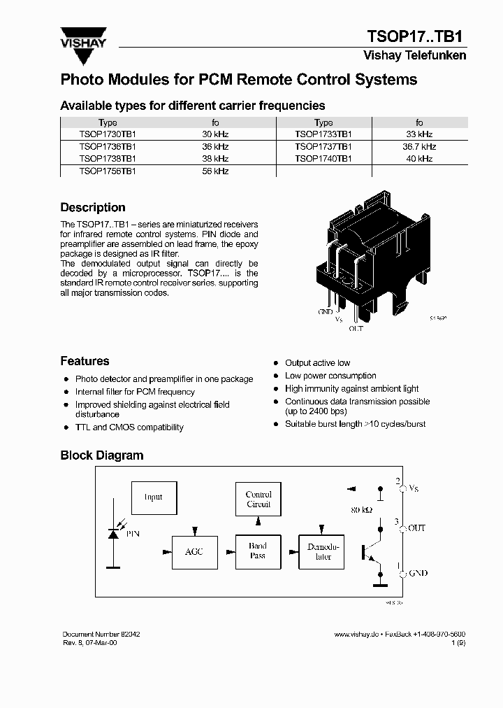 TSOP17TB1_1006317.PDF Datasheet