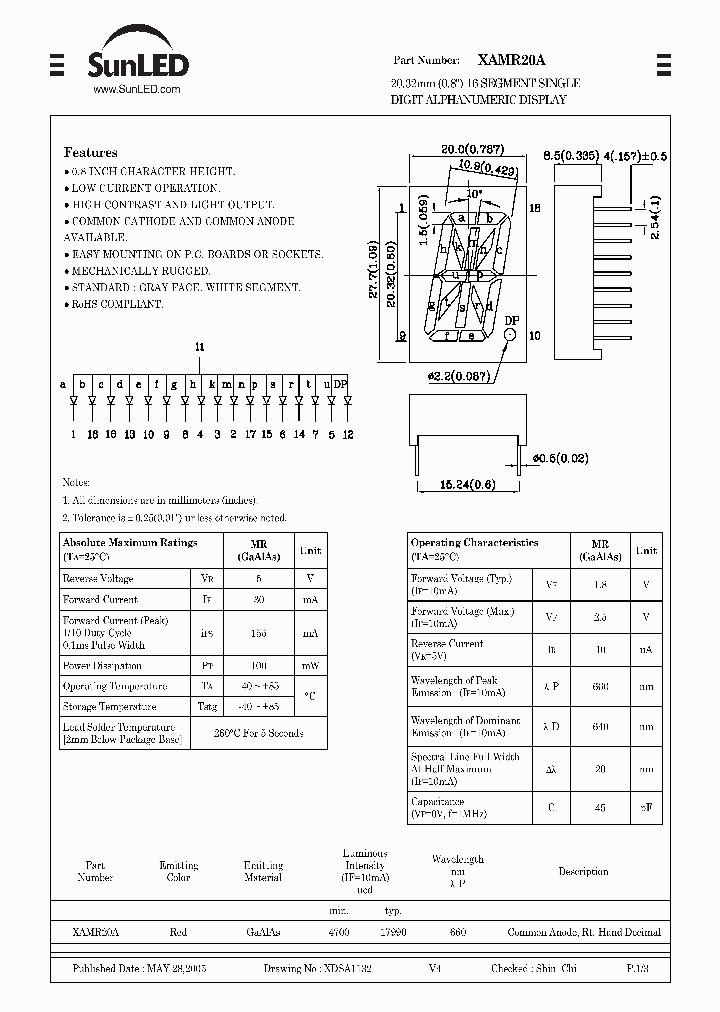 XAMR20A_1007793.PDF Datasheet