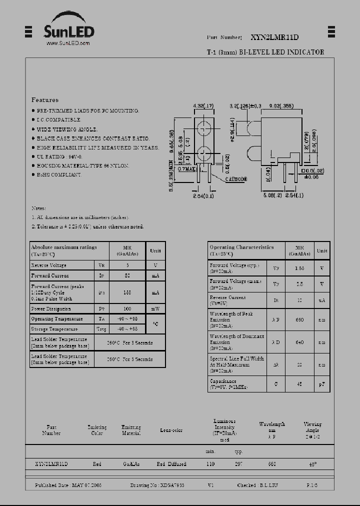 XYN2LMR11D_1007969.PDF Datasheet