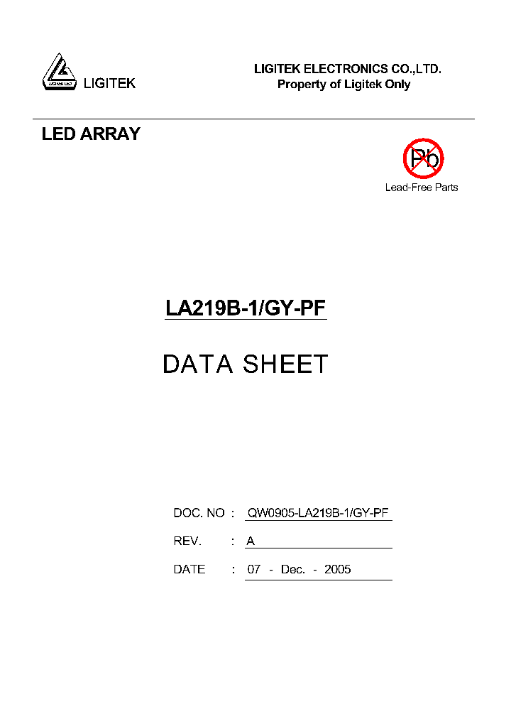LA219B-1-GY-PF_4925264.PDF Datasheet