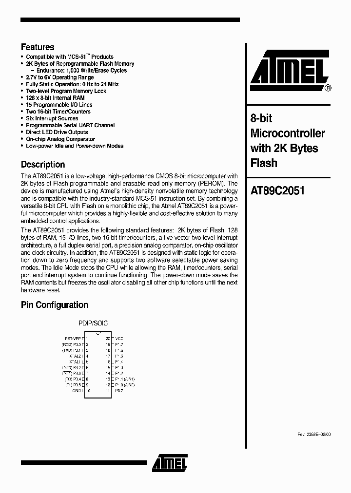 AT89C205100_4925563.PDF Datasheet