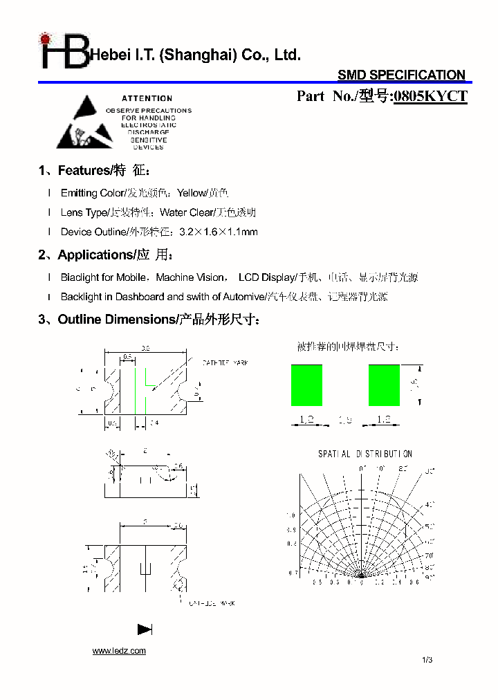 0805KYCT_4926755.PDF Datasheet