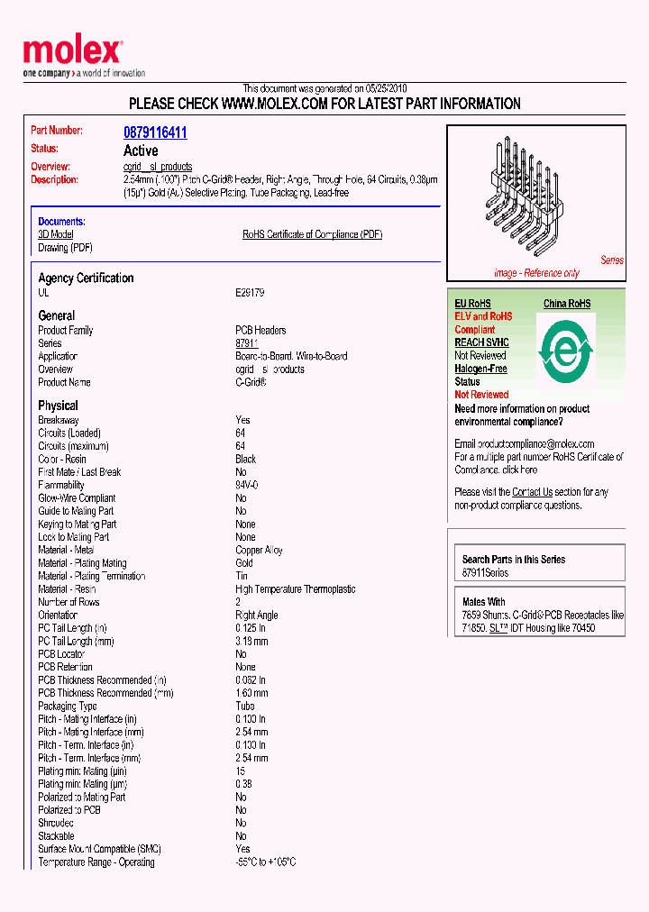 87911-6411_4927997.PDF Datasheet