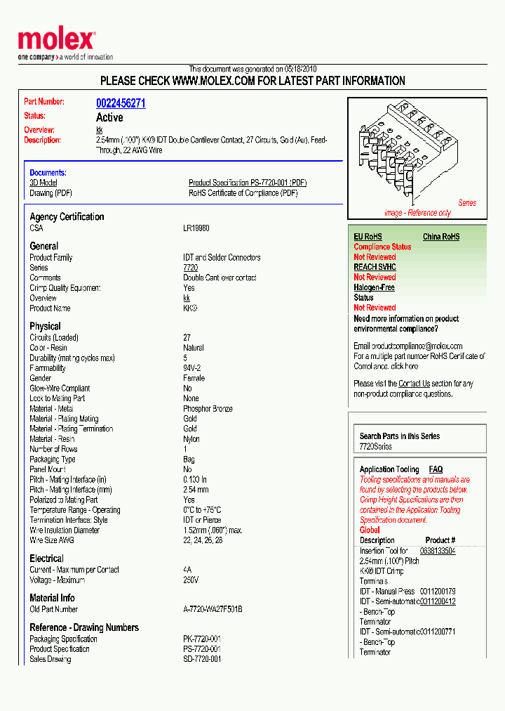 22-45-6271_4930903.PDF Datasheet