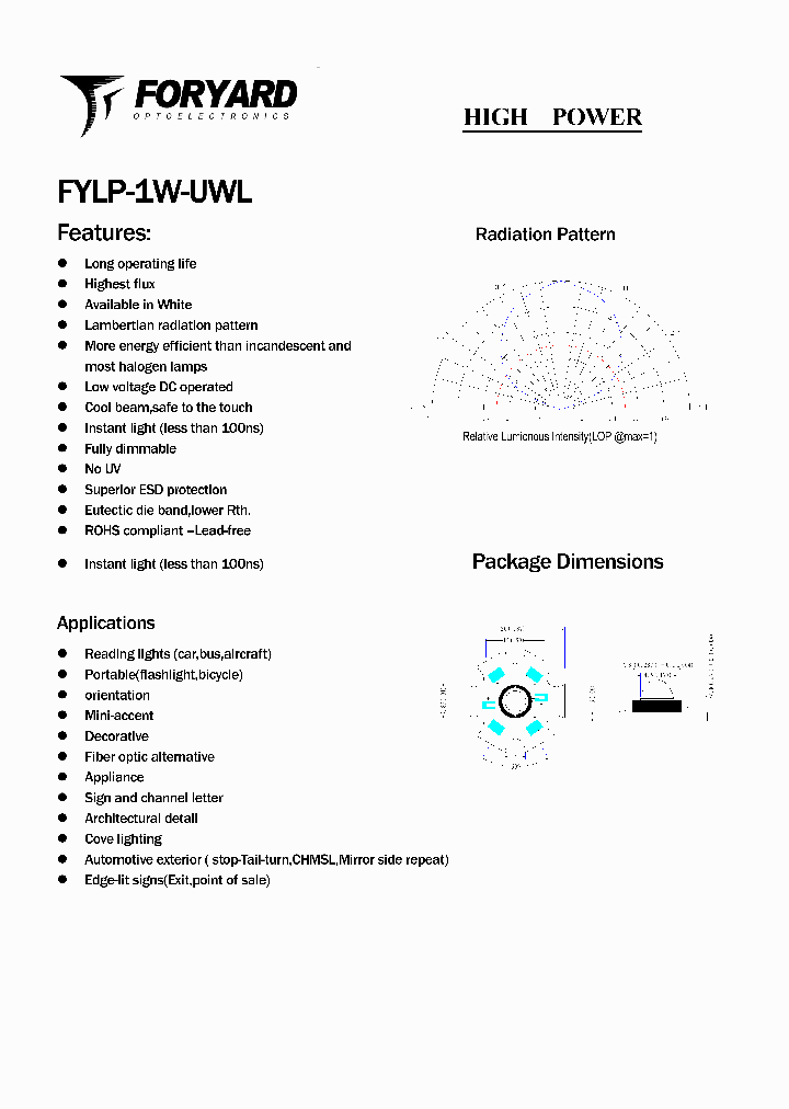 FYLP-1W-UWL_4934654.PDF Datasheet