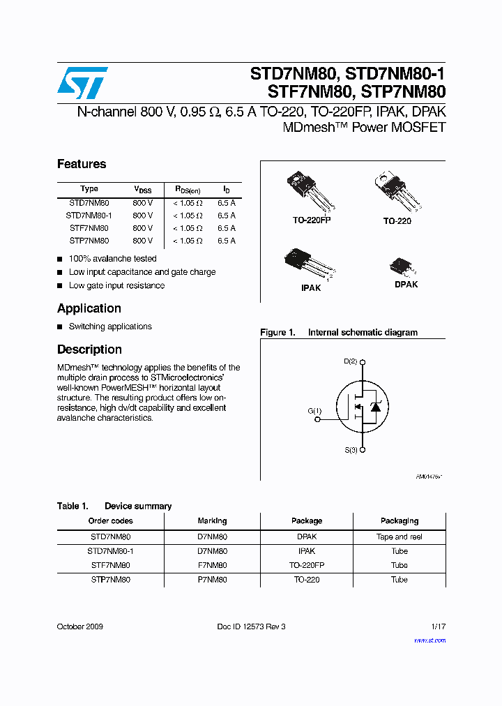 STD7NM80_4936776.PDF Datasheet