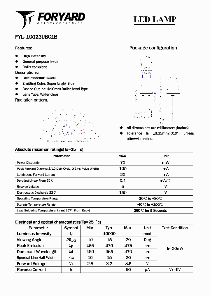 FYL-10023UBC1B_4937567.PDF Datasheet