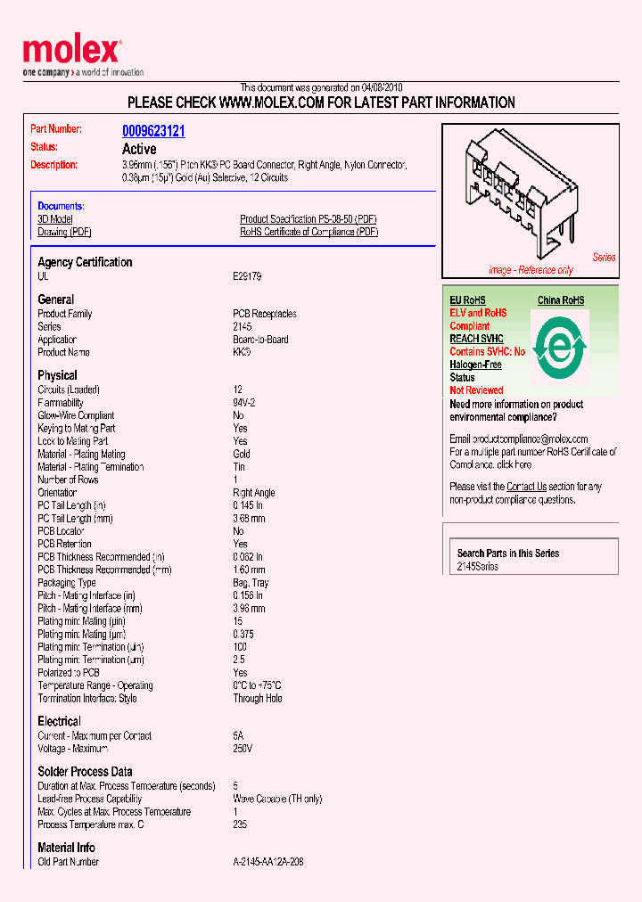 0009623121_4940747.PDF Datasheet