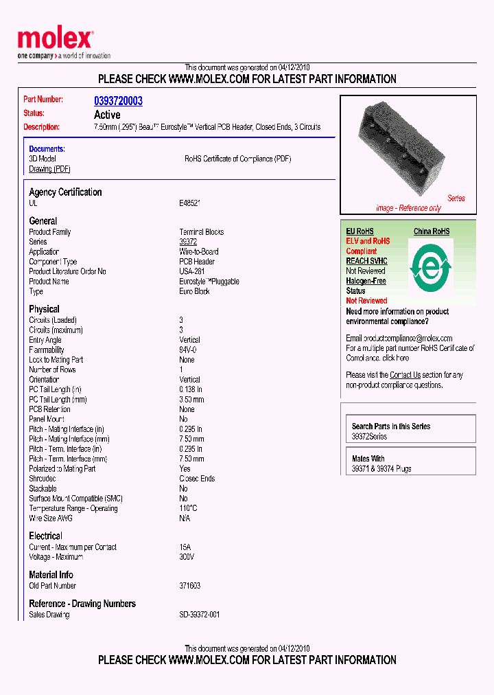 39372-0003_4941963.PDF Datasheet