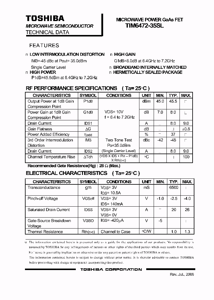 TIM6472-35SL_4943464.PDF Datasheet