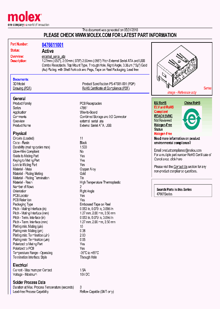 47661-1001_4944662.PDF Datasheet