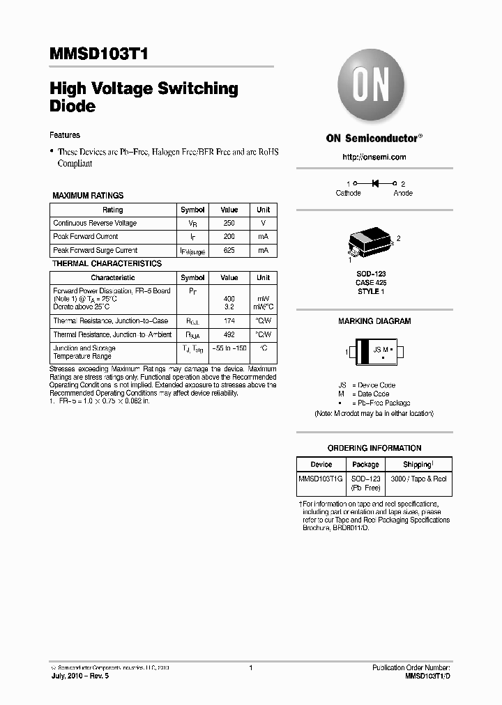 MMSD103T110_4947469.PDF Datasheet