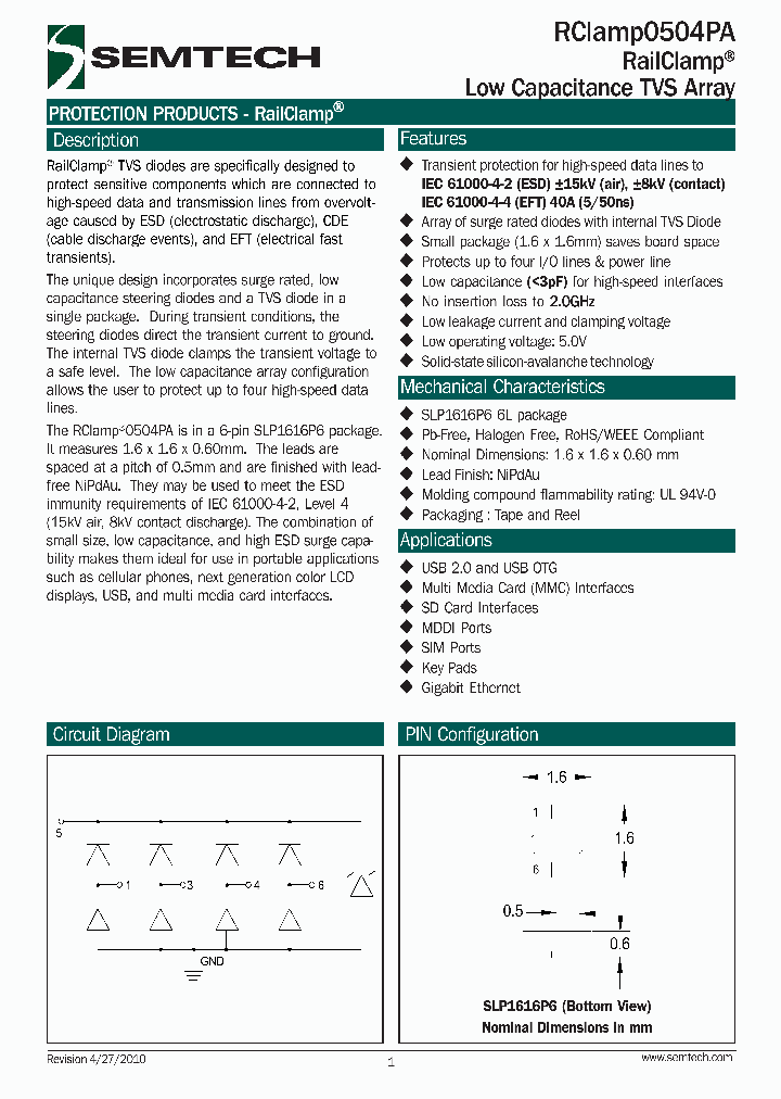 RCLAMP0504PATCT_4951921.PDF Datasheet