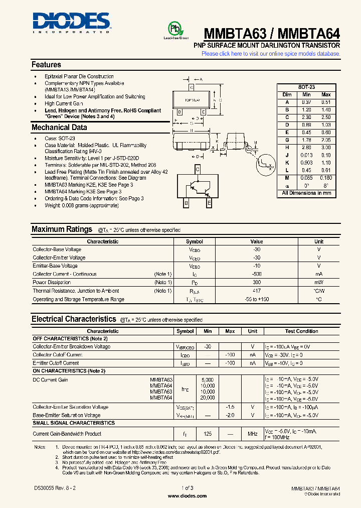 MMBTA64-7-F_4951969.PDF Datasheet