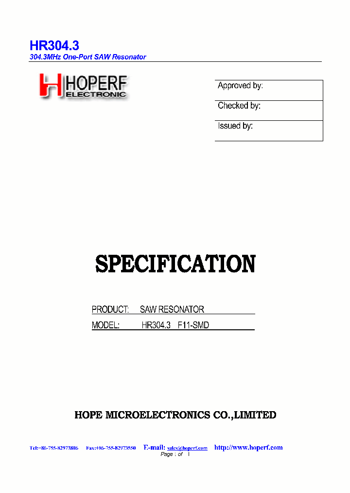 HR3043F11-SMD_4955600.PDF Datasheet