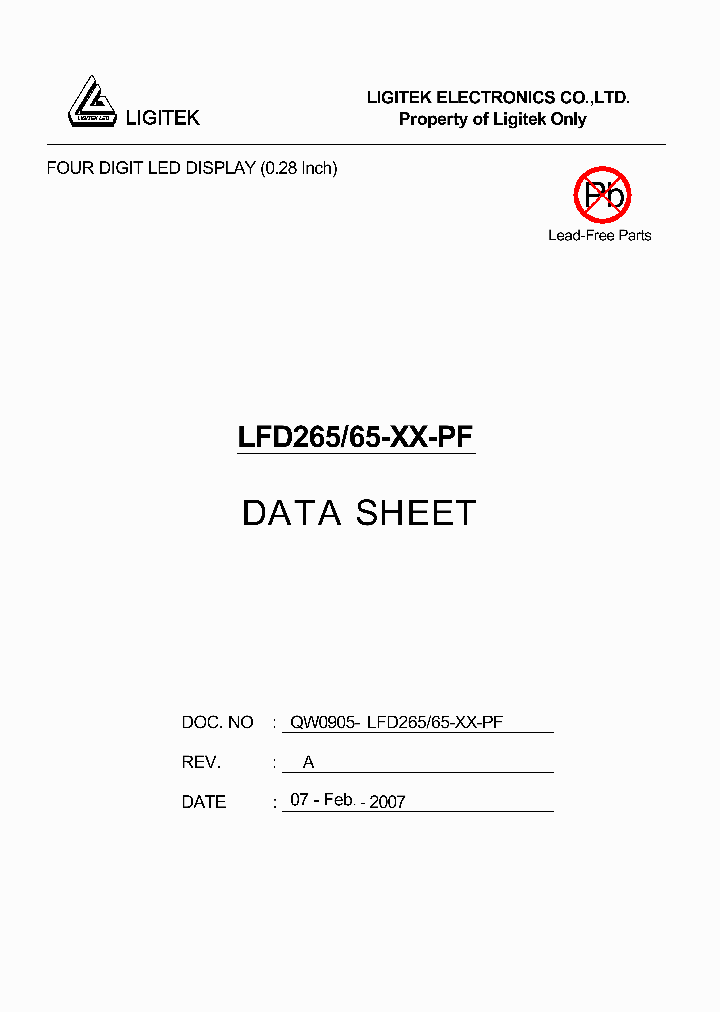 LFD265-65-XX-PF_4956597.PDF Datasheet