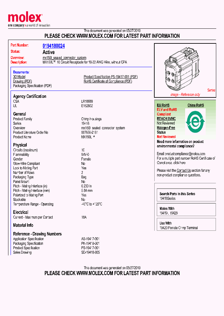 19418-0024_4960994.PDF Datasheet