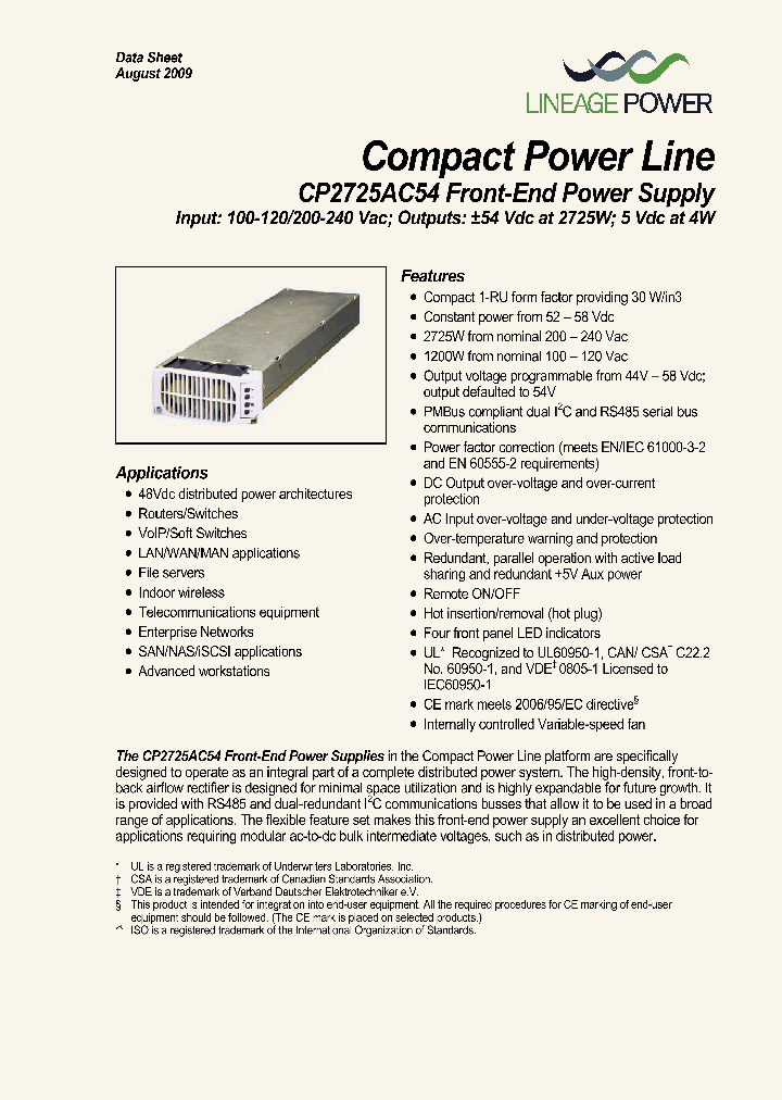 CP2725AC54Z_4961990.PDF Datasheet