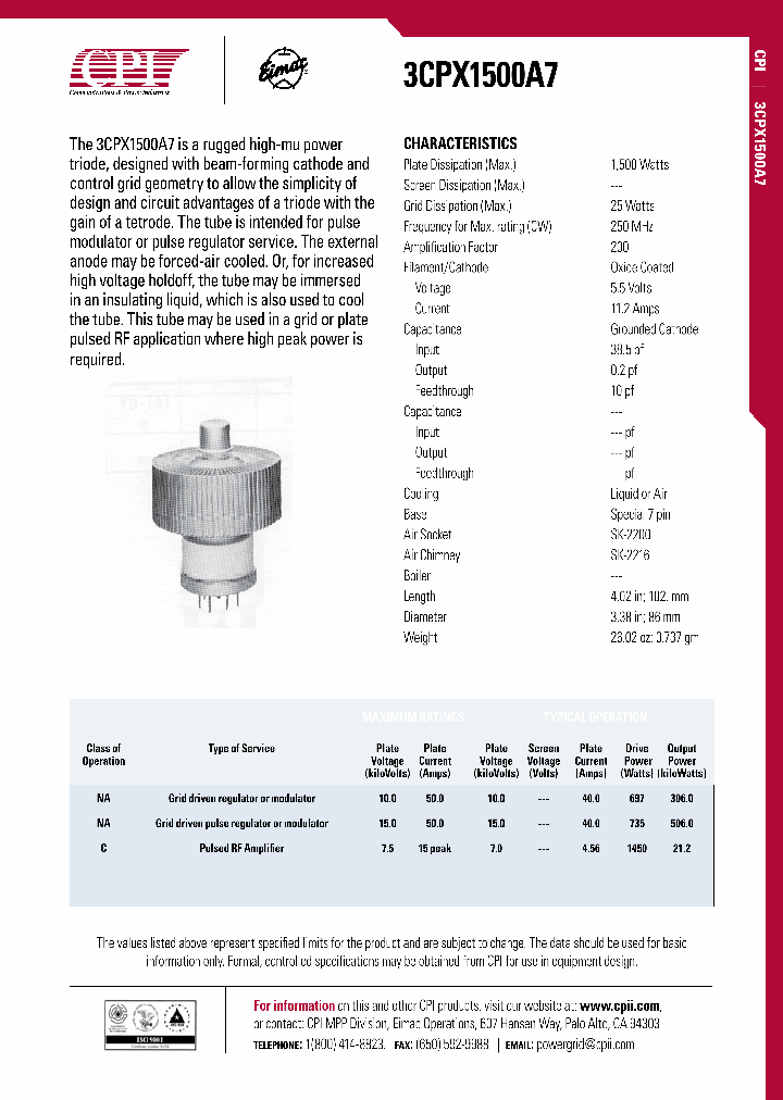 3CPX1500A7_4962100.PDF Datasheet