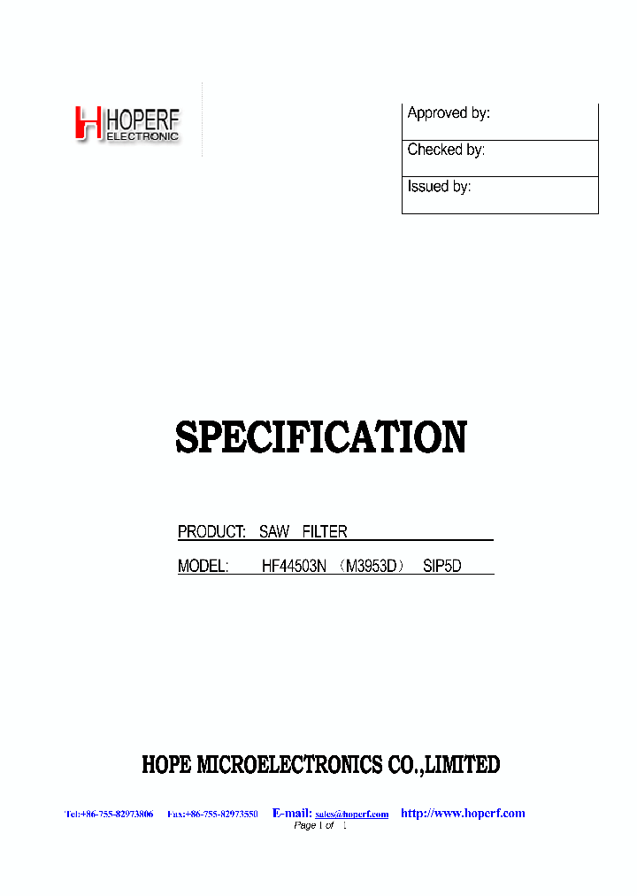 HF44503NSIP5D_4965292.PDF Datasheet