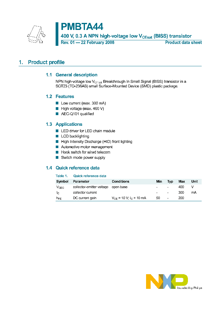 PMBTA44_4967741.PDF Datasheet