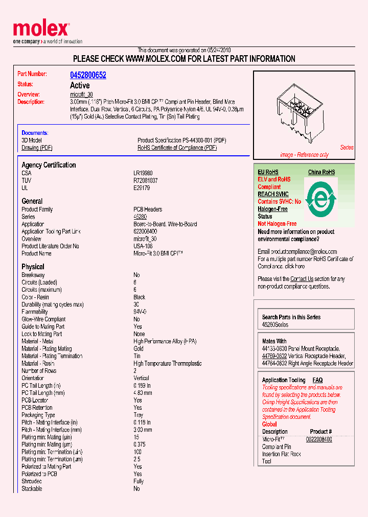 45280-0652_4967807.PDF Datasheet