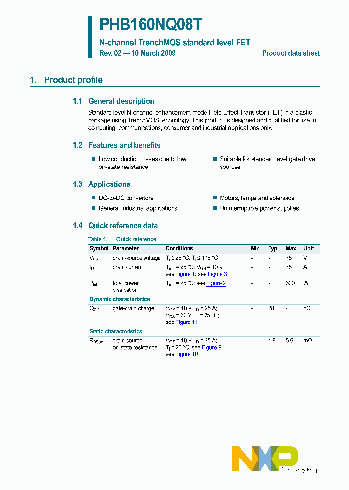 PHB160NQ08T_4969556.PDF Datasheet