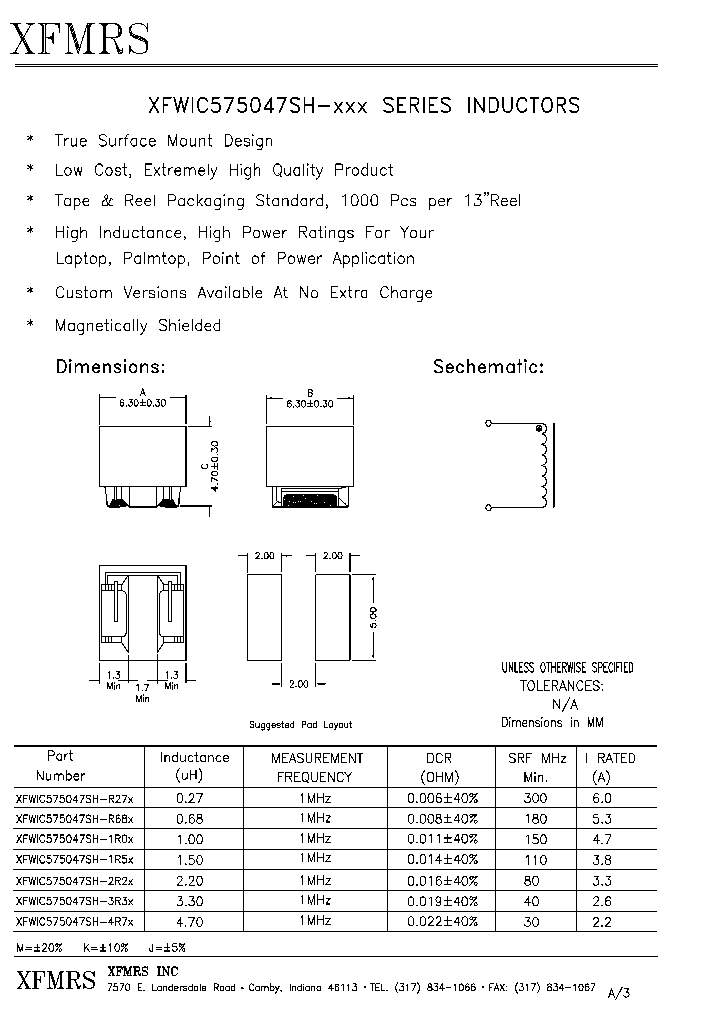 XFWIC575047SH-220X_4972740.PDF Datasheet