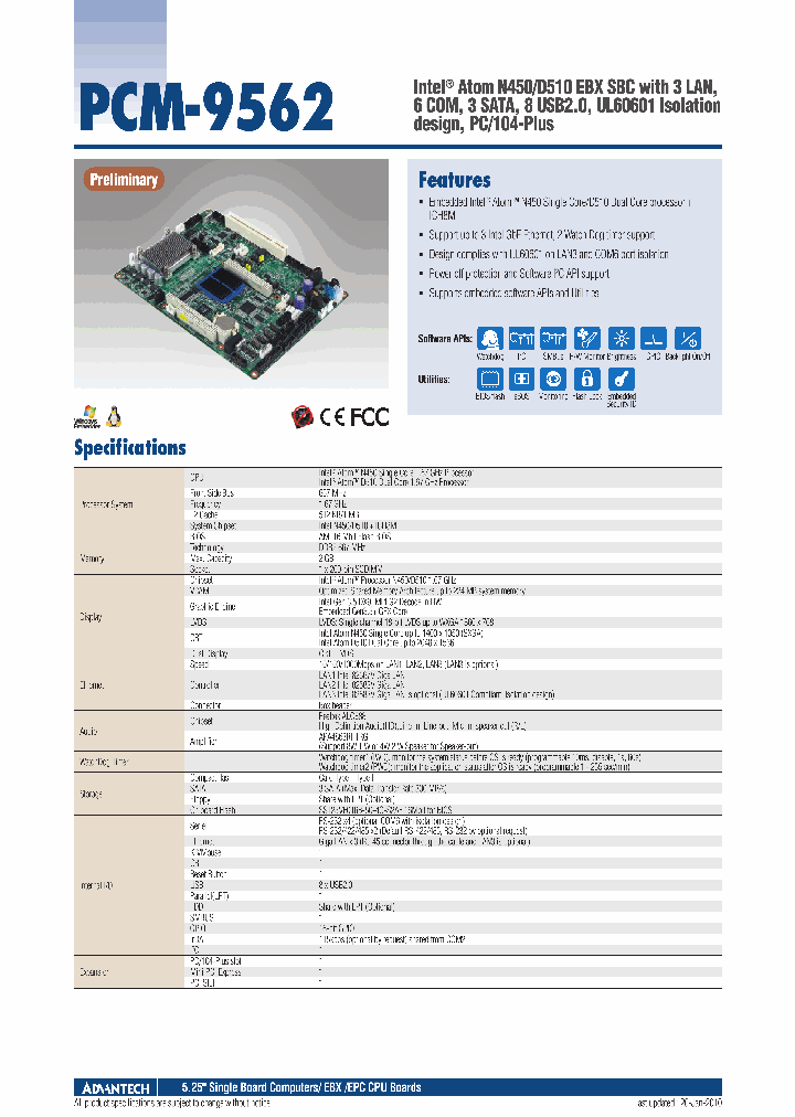 PCM-9562N-S6A1E_4974287.PDF Datasheet