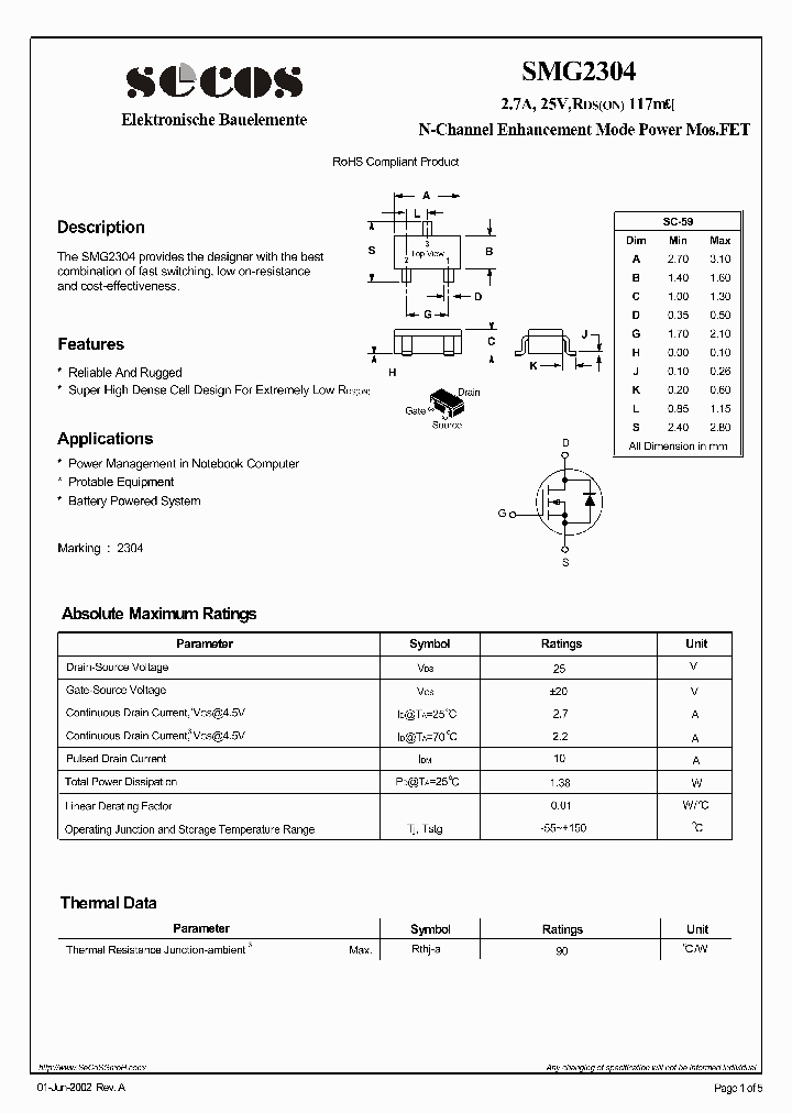 SMG2304_4977191.PDF Datasheet