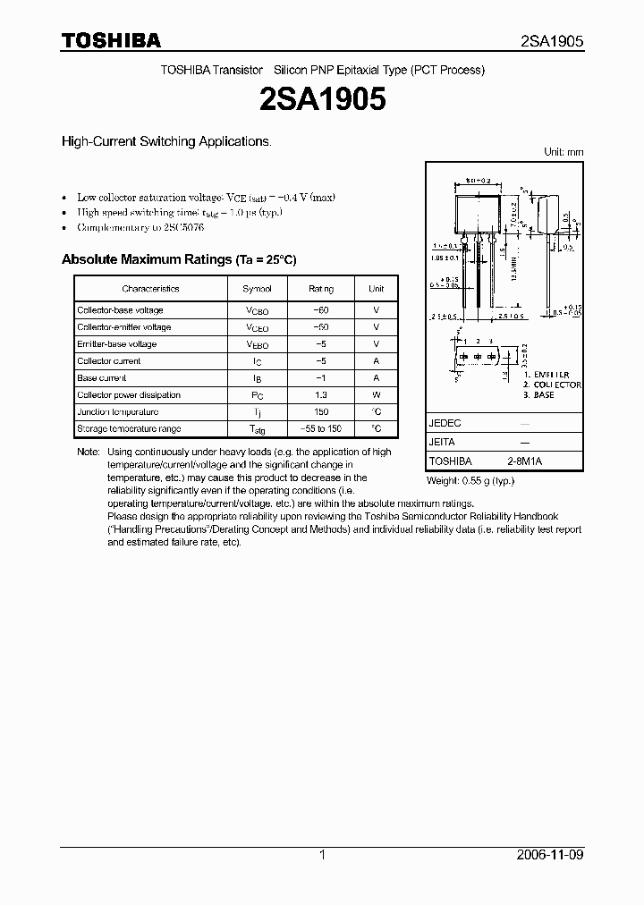 2SA1905_4980761.PDF Datasheet